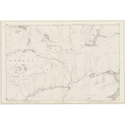 1875 Map of Ross-shire & Cromartyshire (Mainland), Sheet LXXXII, 1881 Print