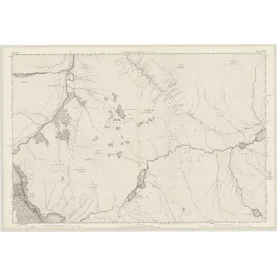 1875 Map of Ross-shire & Cromartyshire (Mainland), Sheet LXXXIII, 1881 Print
