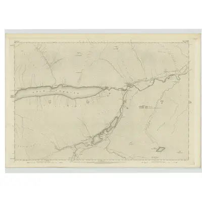 1875 Map of Ross-shire & Cromartyshire (Mainland), Sheet LXXXIV, 1881 Print
