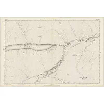 1875 Map of Ross-shire & Cromartyshire (Mainland), Sheet LXXXIV, 1881 Print