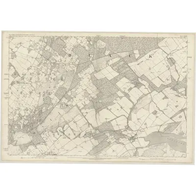 1871 Map of Ross-shire & Cromartyshire (Mainland), Sheet LXXXIX, 1880 Print