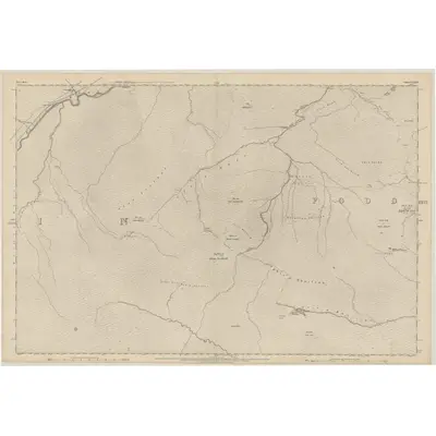 1875 Map of Ross-shire & Cromartyshire (Mainland), Sheet LXXXV, 1881 Print