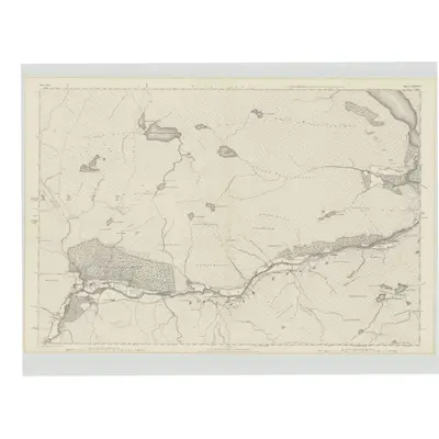 1875 Map of Ross-shire & Cromartyshire (Mainland), Sheet LXXXVI, 1881 Print