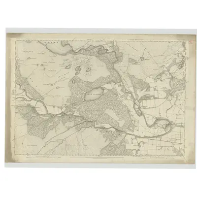 1876 Map of Ross-shire & Cromartyshire (Mainland), Sheet LXXXVII, 1881 Print