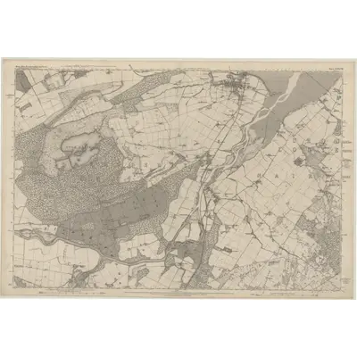1873 Map of Ross-shire & Cromartyshire (Mainland), Sheet LXXXVIII, 1881 Print