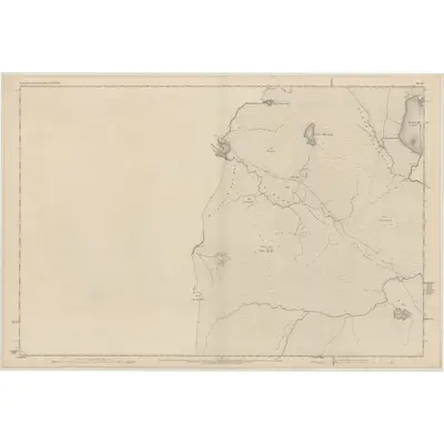 1874 Map of Ross-shire & Cromartyshire (Mainland), Sheet V, 1881 Print