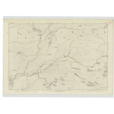 1875 Map of Ross-shire & Cromartyshire (Mainland), Sheet VIII, 1881 Print