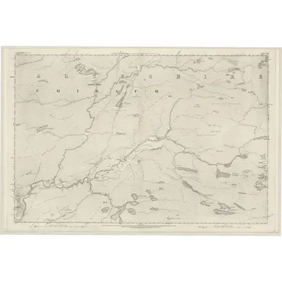 1875 Map of Ross-shire & Cromartyshire (Mainland), Sheet VIII, 1881 Print