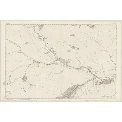 1874 Map of Ross-shire & Cromartyshire (Mainland), Sheet X, 1881 Print