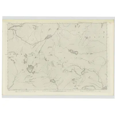 1875 Map of Ross-shire & Cromartyshire (Mainland), Sheet XCIII, 1880 Print