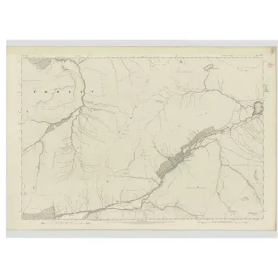 1875 Map of Ross-shire & Cromartyshire (Mainland), Sheet XCIV, 1881 Print