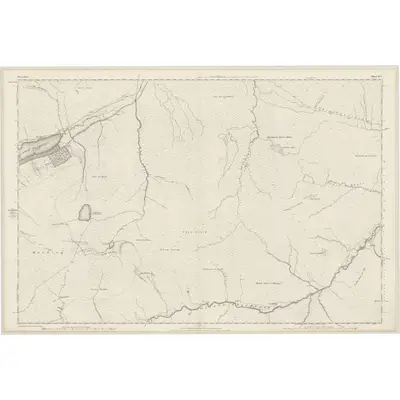 1875 Map of Ross-shire & Cromartyshire (Mainland), Sheet XCV, 1881 Print