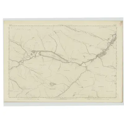 1875 Map of Ross-shire & Cromartyshire (Mainland), Sheet XCVI, 1881 Print