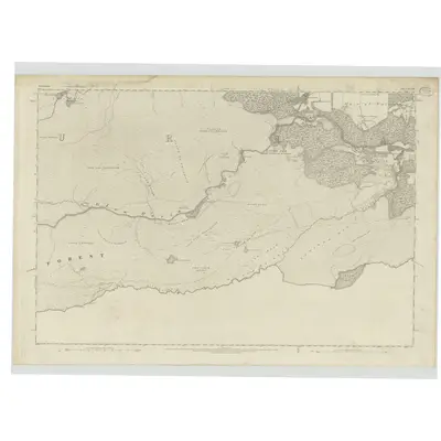1876 Map of Ross-shire & Cromartyshire (Mainland), Sheet XCVIII, 1881 Print
