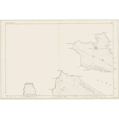 1875 Map of Ross-shire & Cromartyshire (Mainland), Sheet XII, 1881 Print
