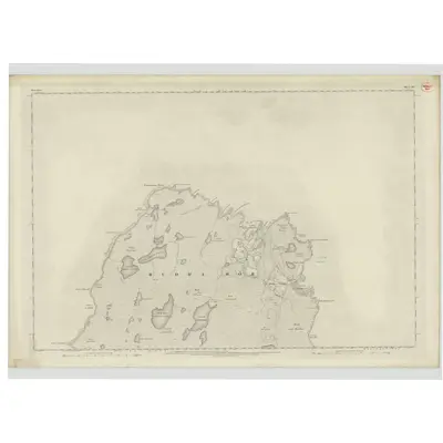 1874 Map of Ross-shire & Cromartyshire (Mainland), Sheet XIIA, 1881 Print