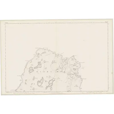 1874 Map of Ross-shire & Cromartyshire (Mainland), Sheet XIIA, 1881 Print