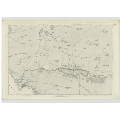 1875 Map of Ross-shire & Cromartyshire (Mainland), Sheet XIV, 1881 Print
