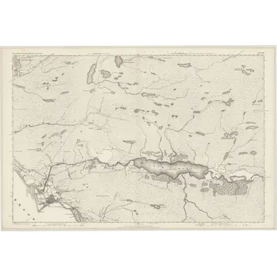 1875 Map of Ross-shire & Cromartyshire (Mainland), Sheet XIV, 1881 Print