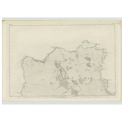 1875 Map of Ross-shire & Cromartyshire (Mainland), Sheet XIXA, 1881 Print