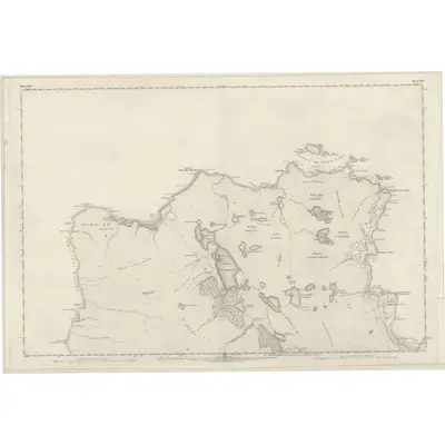 1875 Map of Ross-shire & Cromartyshire (Mainland), Sheet XIXA, 1881 Print