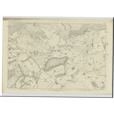1872 Map of Ross-shire & Cromartyshire (Mainland), Sheet XLII, 1881 Print