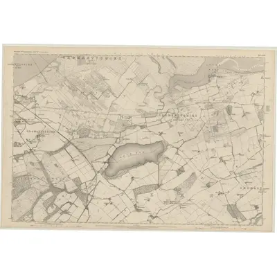 1872 Map of Ross-shire & Cromartyshire (Mainland), Sheet XLII, 1881 Print