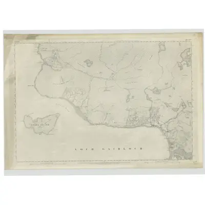 1875 Map of Ross-shire & Cromartyshire (Mainland), Sheet XLIV, 1881 Print