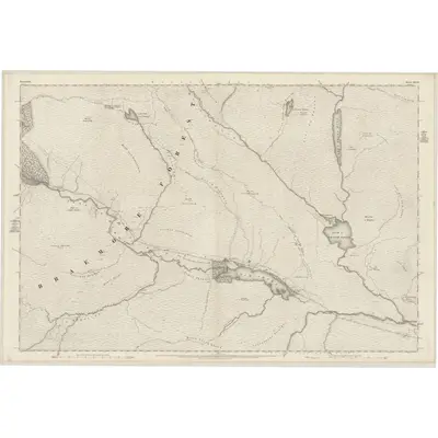 1875 Map of Ross-shire & Cromartyshire (Mainland), Sheet XLIX, 1881 Print