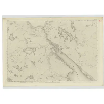 1875 Map of Ross-shire & Cromartyshire (Mainland), Sheet XLV, 1881 Print