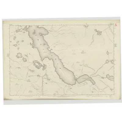 1875 Map of Ross-shire & Cromartyshire (Mainland), Sheet XLVI, 1881 Print