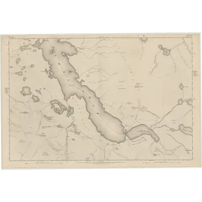 1875 Map of Ross-shire & Cromartyshire (Mainland), Sheet XLVI, 1881 Print