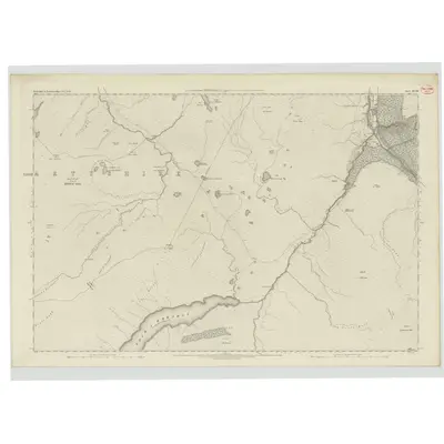 1875 Map of Ross-shire & Cromartyshire (Mainland), Sheet XLVIII, 1881 Print