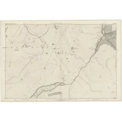 1875 Map of Ross-shire & Cromartyshire (Mainland), Sheet XLVIII, 1881 Print