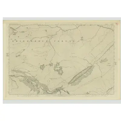 1874 Map of Ross-shire & Cromartyshire (Mainland), Sheet XV, 1881 Print