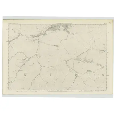1874 Map of Ross-shire & Cromartyshire (Mainland), Sheet XVI, 1881 Print