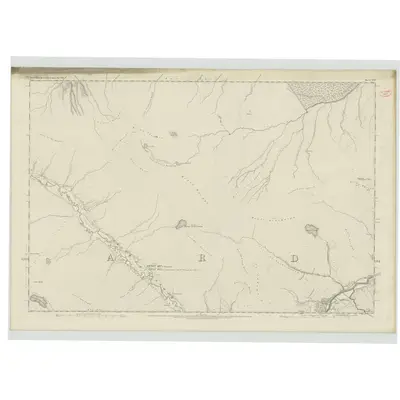 1875 Map of Ross-shire & Cromartyshire (Mainland), Sheet XVII, 1881 Print