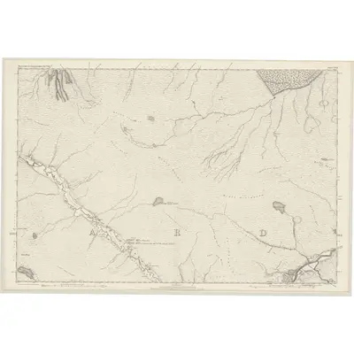 1875 Map of Ross-shire & Cromartyshire (Mainland), Sheet XVII, 1881 Print