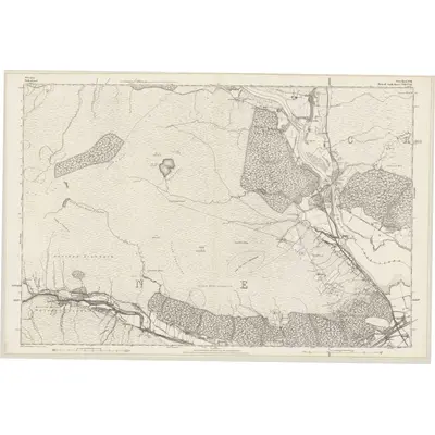 1875 Map of Ross-shire & Cromartyshire (Mainland), Sheet XVIII, 1881 Print