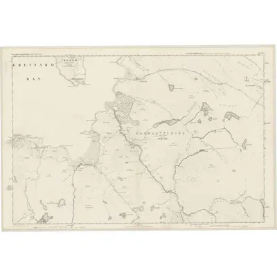 1875 Map of Ross-shire & Cromartyshire (Mainland), Sheet XX, 1881 Print