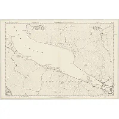 1875 Map of Ross-shire & Cromartyshire (Mainland), Sheet XXI, 1881 Print