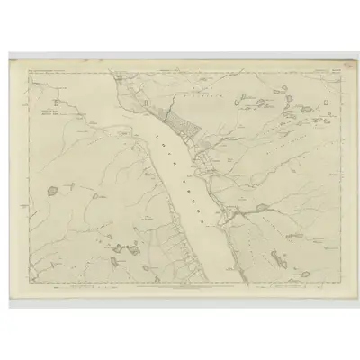 1875 Map of Ross-shire & Cromartyshire (Mainland), Sheet XXII, 1881 Print