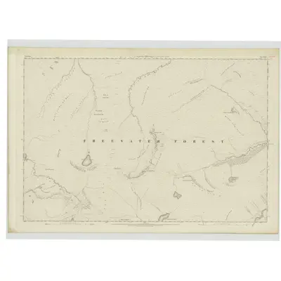1874 Map of Ross-shire & Cromartyshire (Mainland), Sheet XXIV, 1881 Print