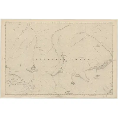 1874 Map of Ross-shire & Cromartyshire (Mainland), Sheet XXIV, 1881 Print