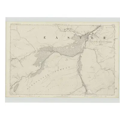 1875 Map of Ross-shire & Cromartyshire (Mainland), Sheet XXV, 1881 Print