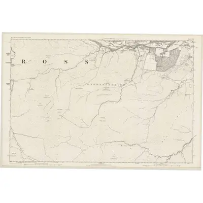 1875 Map of Ross-shire & Cromartyshire (Mainland), Sheet XXVI, 1881 Print