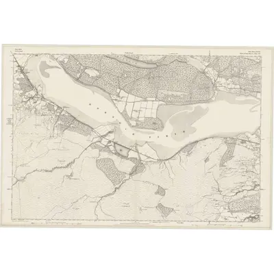 1875 Map of Ross-shire & Cromartyshire (Mainland), Sheet XXVII, 1881 Print