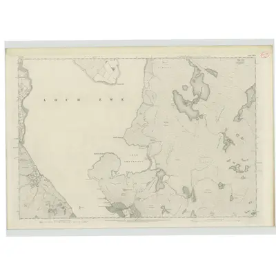 1875 Map of Ross-shire & Cromartyshire (Mainland), Sheet XXXII, 1881 Print