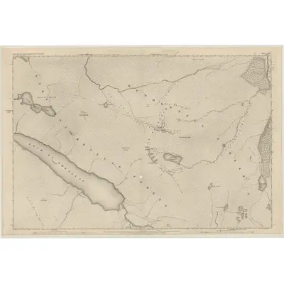 1875 Map of Ross-shire & Cromartyshire (Mainland), Sheet XXXIV, 1881 Print