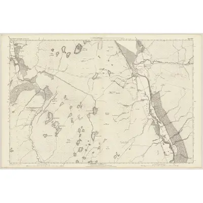 1875 Map of Ross-shire & Cromartyshire (Mainland), Sheet XXXV, 1881 Print